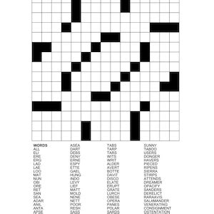 nett crossword clue
